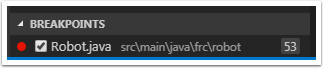 Breakpoint Pane