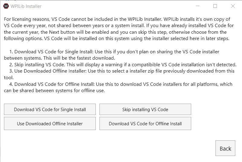 Overview of VS Code download options