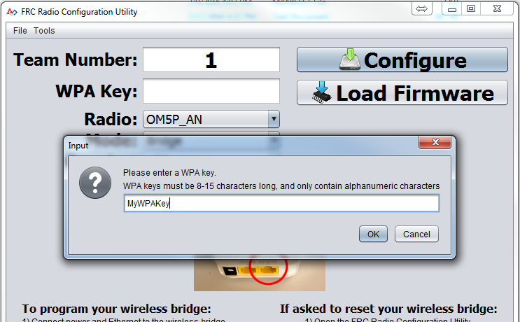 Enter the WPA Key (password) for this SSID.